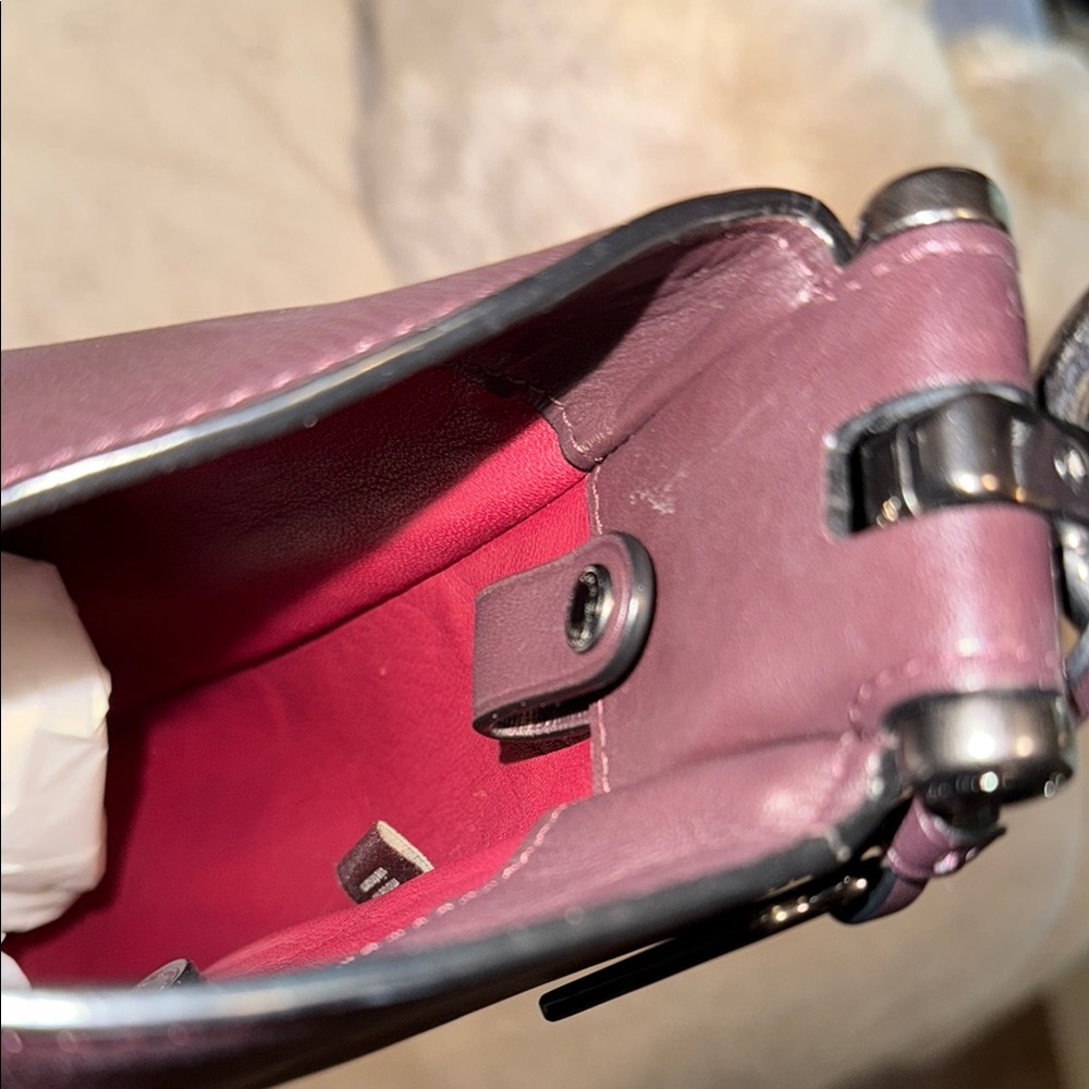 Coach Nomad Purple Hobo Bag with Versatile Straps - Picture 9 of 13